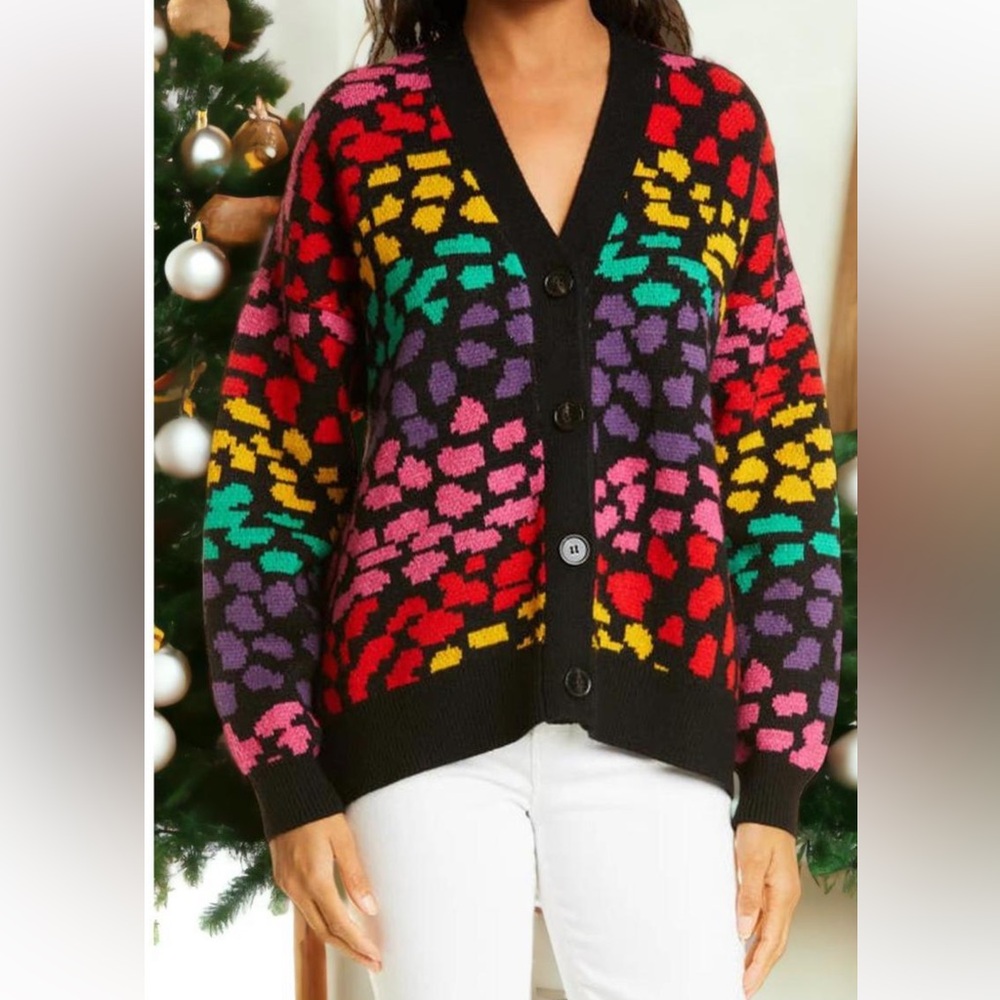 Farm Rio Multicolor Cardigan sz S